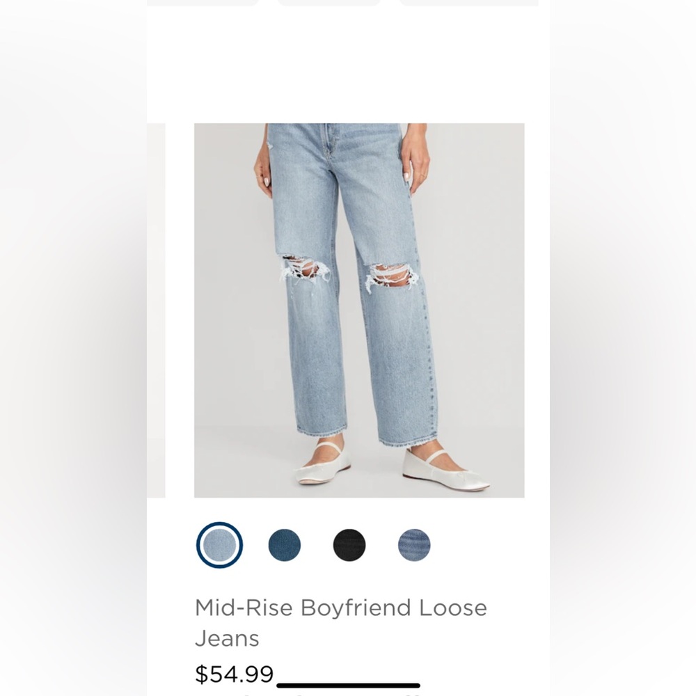 NWT old navy boyfriend loose jeans size 20